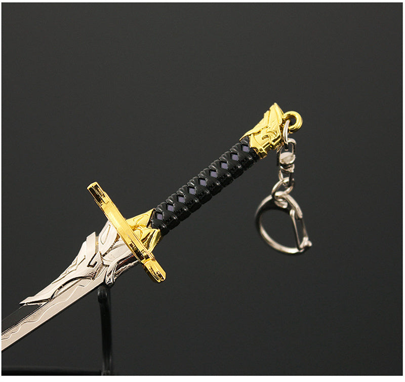 Nakorara　原神　天目影打 21cm ミニチュア　武器モデル　ダイキャスト製　装備品　アクセサリー　武器ファン向け　おもちゃ　レプリカ