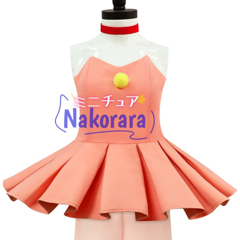 Nakorara　カードキャプターさくら クロウカード　コスプレ衣装　オレンジ色　子供　大人