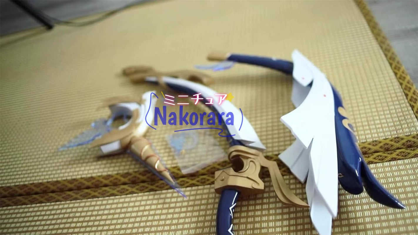 Nakorara 原神（げんしん） 弓 狩人の道 110CM プロップ（弓矢） ティナリ 甘雨(かんう) アンバー 武器 レプリカ 手遊び おもちゃ コスプレ