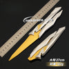 Nakorara　ヴァロラント　シンギュラリティー バタフライナイフ　27cm 182g ミニ武器　ミニチュア　工芸品　模型モデルNa006