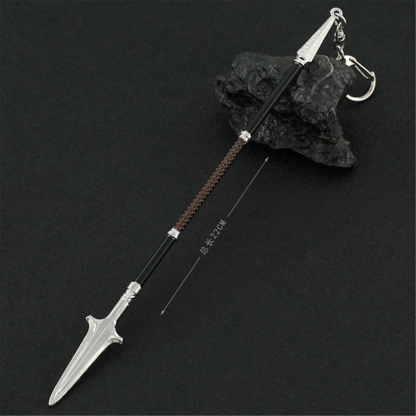 Nakorara  アサシンクリード 槍 ミニチュア 22㎝ キーホルダー キーチェーン グッズ アクセサリー インテリア装備品 ゲーム
