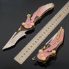 Nakorara Delta Force -デルタフォース-　ミニチュア　ダイキャスト製　跳ね出す 22cm 160g 折り畳む番　武器モデル　武器ファン向け　工芸品　　