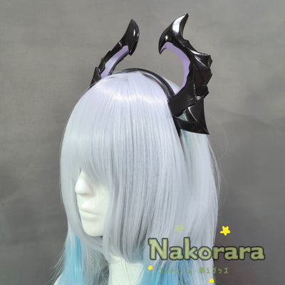 Nakorara　原神　ドゥリン　角　髪飾り　コスプレ道具　16cm　Durin　アクセサリー　龍人・ホムンクルス　イベント　ドラゴンスパイン　PLA材質
