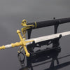 Nakorara エルデンリング 君主軍の大剣 22 ダイキャスト製　ミニ武器モデル　武器ファン　アクセサリー　おもちゃ　武器ファン向け　可動　ミニチュア塗装済み完成品