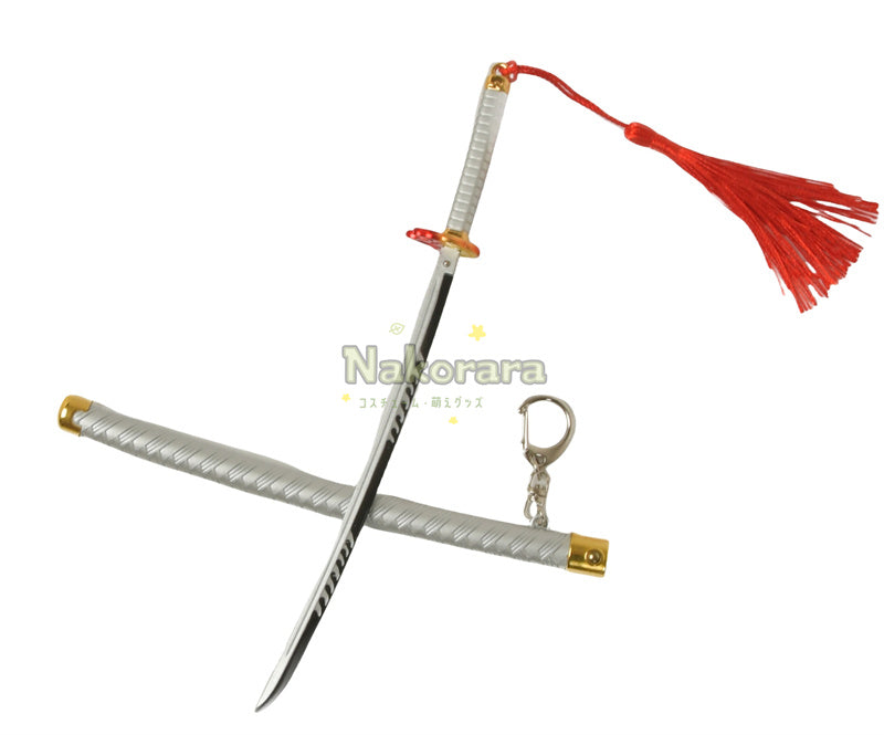 Nakorara　鬼滅の刃　ダイキャスト　日輪刀キーホルダー　弾動式刀鞘 亜鉛合金製 ミニチュア刀モデル　装備品　おもちゃ　ミニ武器モデル