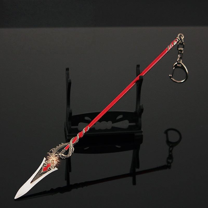 Nakorara　原神　匣中滅龍 22cm ミニチュア 武器モデル　キーホルダー　ダイキャスト製　装備品　アクセサリー　武器ファン向け　おもちゃ　レプリカ