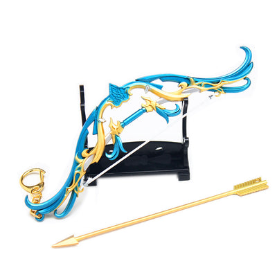 Nakorara　原神　終焉を嘆く詩　17cm ミニチュア　チェーンブレイカー　武器モデル　キーホルダー　ダイキャスト製　装備品　アクセサリー　武器ファン向け　おもちゃ　レプリカ