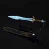 Nakoraraスカイリム Skyrim V チルレンド＋革 21cm 片手剣 武器 グッズ ドラゴンボーン ドヴァーキン 刀掛台付き ジ・エルダー・スクロールズ・ファイブ・スカイリム 飾り 装備品 道具 合金製 武器モデル 観賞用 置物 ミニチュア 小道具 コレクション 道具 小物
