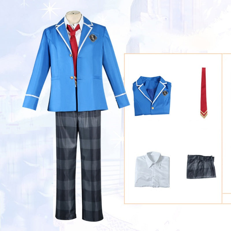 Nakorara あんさんぶるスターズ   夢ノ咲学院 男子制服 コスプレ衣装 ネクタイ3色セット コスチューム 学園 cosplay 仮装 変装 コスプレ イベント パーティ