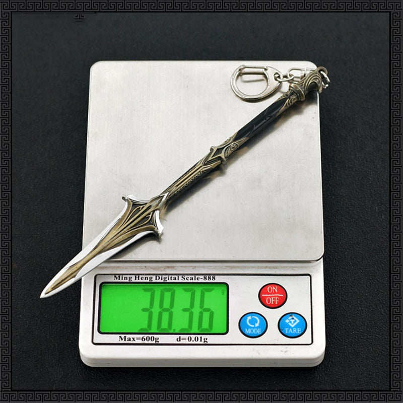 Nakorara  アサシンクリード 槍 ミニチュア 22㎝ キーホルダー キーチェーン グッズ アクセサリー インテリア装備品 ゲーム