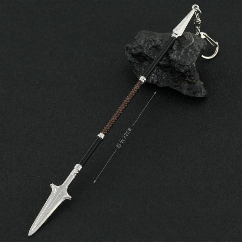 Nakorara  アサシンクリード 槍 ミニチュア 22㎝ キーホルダー キーチェーン グッズ アクセサリー インテリア装備品 ゲーム