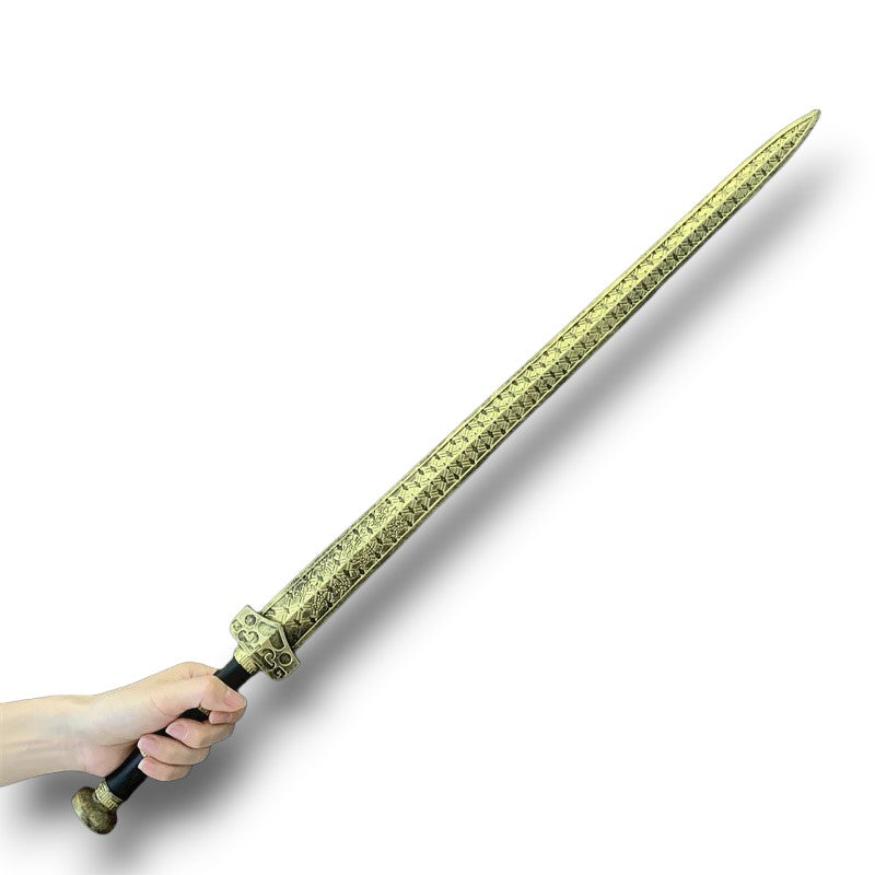 Nakorara　三国志 真・三國無双 唐剣　月牙戟　竜胆槍　関公刀　戦斧　100cm　方天画戟　おもちゃ　子供　アクセサリー　手遊び　イベント　PU製　ハロウィン　プレゼント　ギフト　武器レプリカ　勇者の剣　