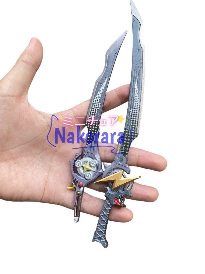 Nakorara ミニチュア ゼンゼロ 0号アンビー 22cm 武器モデル ダイキャスト製 キーホルダー 萌えグッズ 武器ファン向け