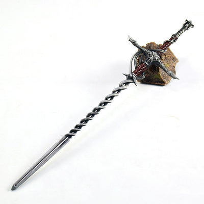 Nakorara　エルデンリング   火の騎士の短剣 30cm 　ミニチュア　武器モデル　工芸品　レプリカ　ダイキャスト製　装備品