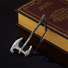 Nakoraraスカイリム Skyrim V 儀式用の斧 17cm 両手斧 武器 グッズ ドラゴンボーン ドヴァーキン 刀掛台付き ジ・エルダー・スクロールズ・ファイブ・スカイリム 飾り 装備品 道具 合金製 武器モデル 観賞用 置物 ミニチュア 小道具 コレクション 道具 小物