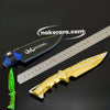 Nakorara ヴァロラント VALORANT スマイト ナイフ　黄色　22cm ダイキャスト製　武器モデル　工芸品