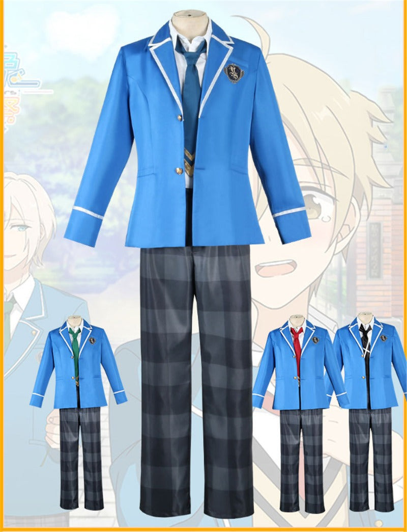 Nakorara あんさんぶるスターズ   夢ノ咲学院 男子制服 コスプレ衣装 ネクタイ3色セット コスチューム 学園 cosplay 仮装 変装 コスプレ イベント パーティ