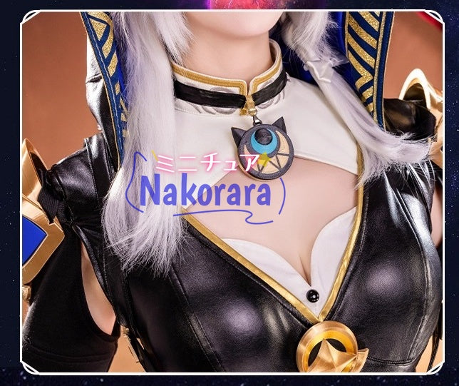 Nakorara 崩壊スターレイル　サフェル　Cipher　オンパロス　コスプレ衣装　コスチューム　イベント　3d樹脂パーツ＋尻尾付き