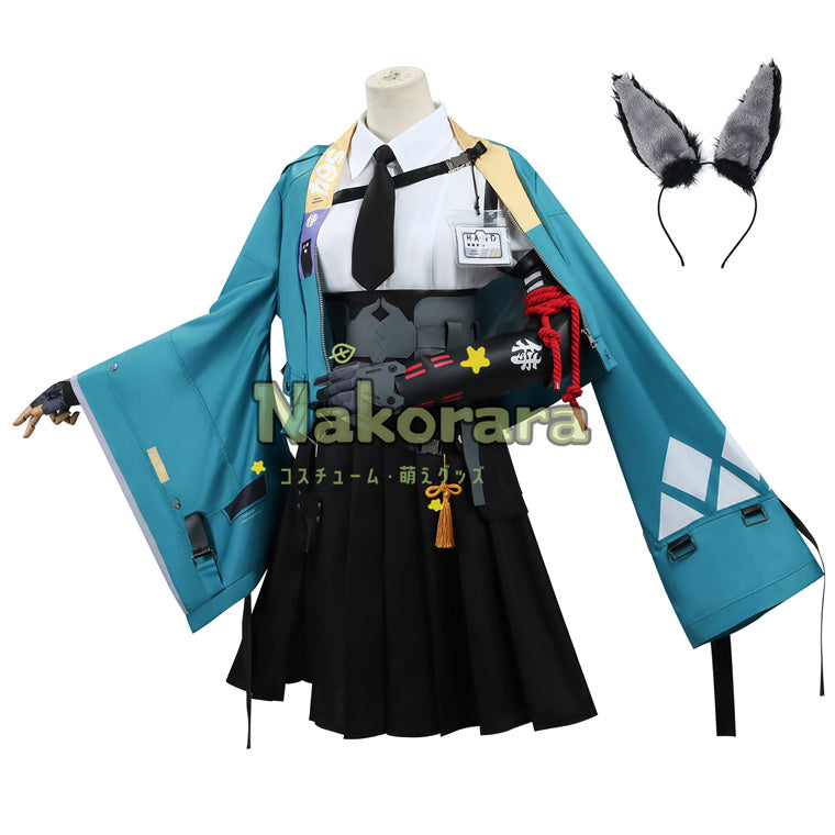 Nakorara ゼンゼロ 星見雅 コスプレ衣装　コスチューム　耳飾り付　Naz19