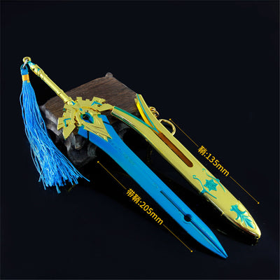 Nakorara　原神　天空の傲 21cm ミニチュア　武器モデル　ダイキャスト製　装備品　アクセサリー　武器ファン向け　おもちゃ　レプリカ