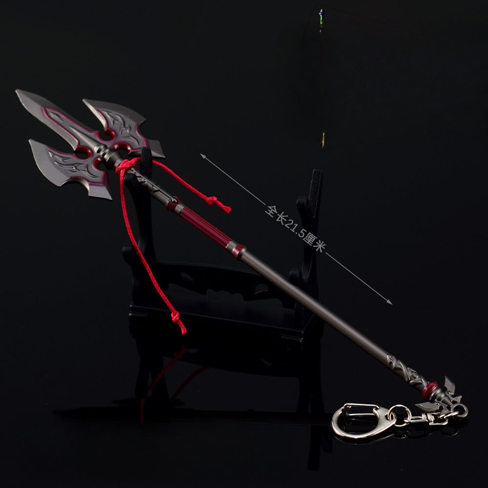Nakorara　ゼルダの伝説　王家の槍　22cm　ミニチュア　ダイキャスト製　おもちゃ　武器レプリカ　卓上装備品　イベント　武器モデル　塗装済み可動フィギュア