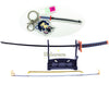 Nakorara　ミニチュア　鬼滅の刃　炭治郎　ヒノカミ神楽　ダイキャスト製　26cm　ミニ日輪刀　合金製　コスプレ　道具　飾り　キーホルダー　プレゼント　刀剣　ハロウィン　おもちゃ