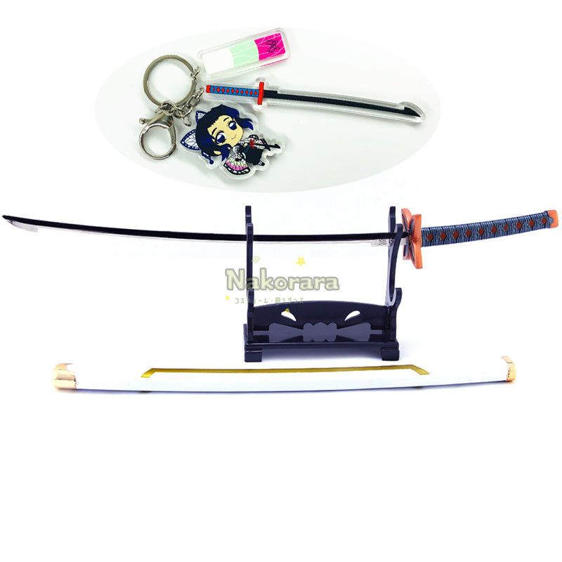 Nakorara　ミニチュア　鬼滅の刃　炭治郎　ヒノカミ神楽　ダイキャスト製　26cm　ミニ日輪刀　合金製　コスプレ　道具　飾り　キーホルダー　プレゼント　刀剣　ハロウィン　おもちゃ