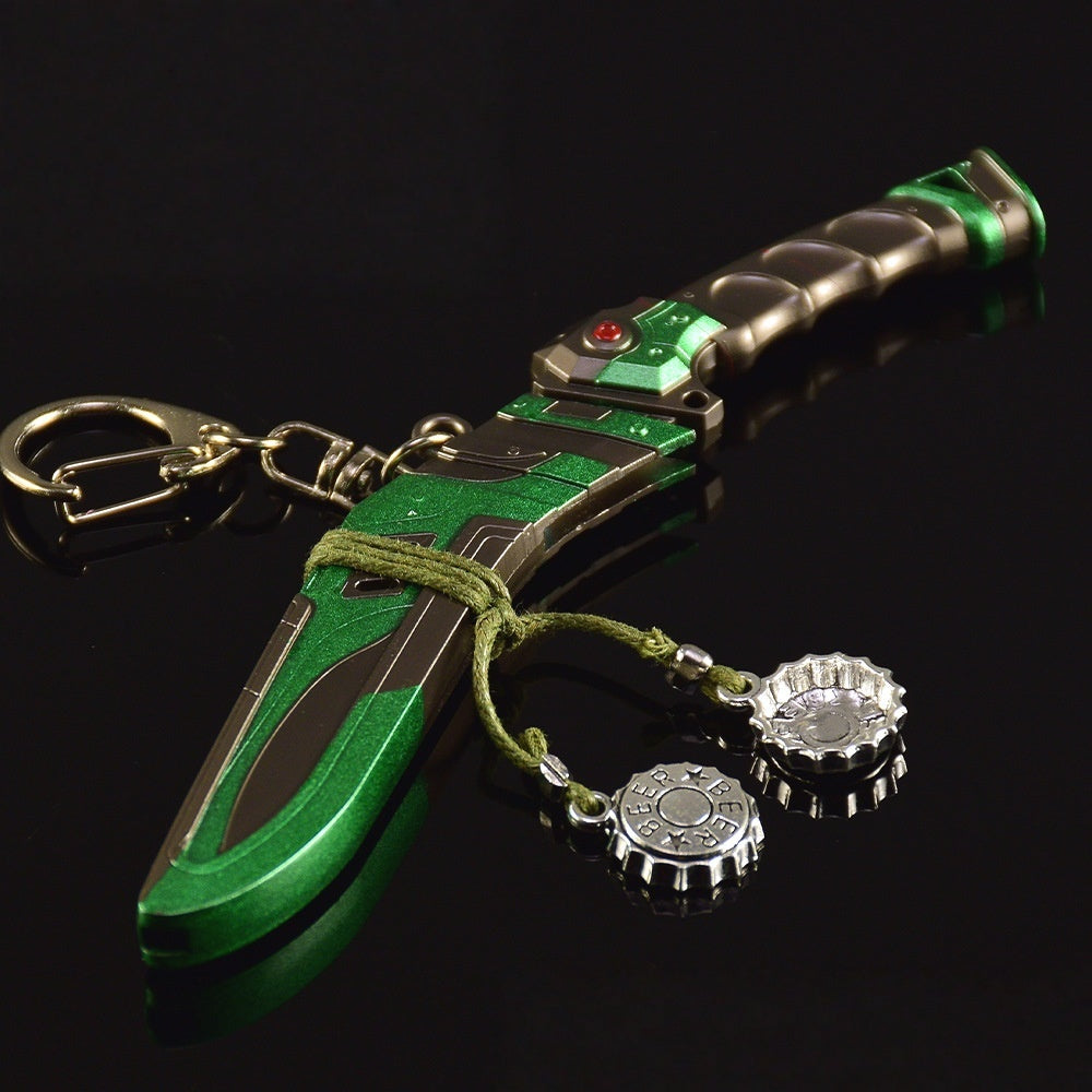 Nakorara APEX　Apex Legends　12cm　バンガロール　緑色　ミニチュア　ダイキャスト製　武器モデル　工芸品　装備品　アクセサリー