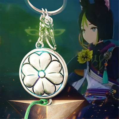 Nakorara 原神　ティナリ　3.5cm　缶バッジ　キーホルダー　おもちゃ　萌えグッズ　アクセサリー　ダイキャスト製　武器モデル