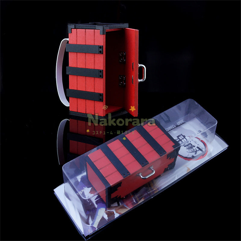 Nakorara　鬼滅の刃 竈門禰󠄀豆子 背負い箱 ミニチュア｜木製 可動式 収納可能 超精密再現
