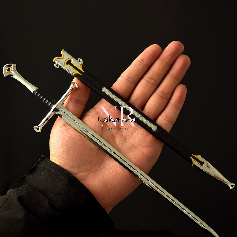 Nakorara　ミニチュア　指輪物語　ナルシル剣　30cm　武器モデル　本格的　アクセサリー　ダイキャスト製　豪華　レプリカ武器