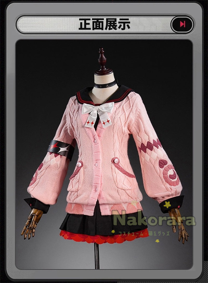 Nakorara ゼンレスゾーンゼロ　浮波柚葉　コスプレ衣装　Ukinami Yuzuha　怪啖屋　セーターコート　ミニスカート　狸の尻尾　本物の狸　かまちー追加　イベント　おもちゃ　狸　　