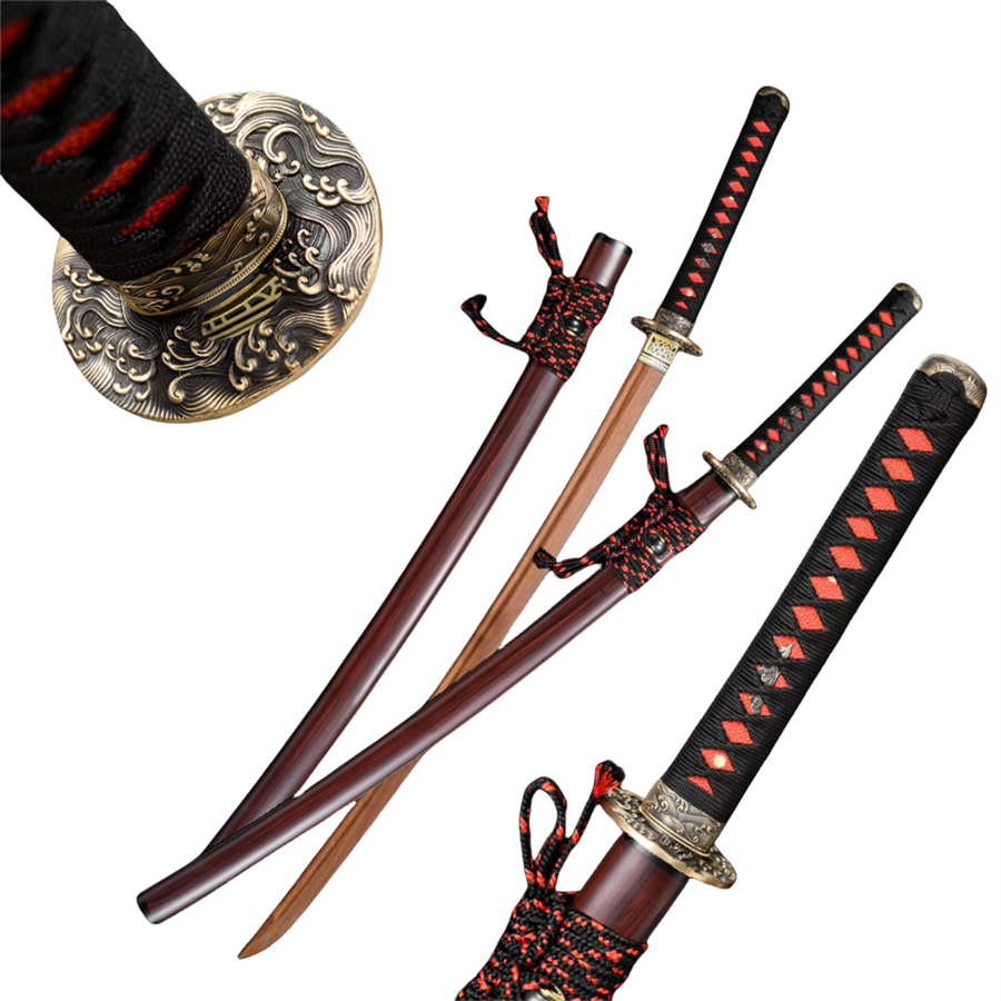 Nakorara 日本風 装飾品　鳳凰の羽　103cm Nakorara　サムライ用　日本刀　武器モデル　汎用刀　仕上げ模造刀　レプリカ　和風　コスプレ道具 唐風　模造刀　木刃　樹脂刃　工芸品　武士刀　サムライ　ソード　ハロウィン