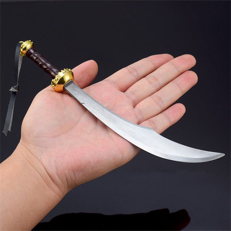 Nakoraraスカイリム Skyrim V ブラッドサイズ 21cm 片手剣 武器 グッズ ドラゴンボーン ドヴァーキン 刀掛台付き ジ・エルダー・スクロールズ・ファイブ・スカイリム 武器モデル 観賞用 置物 ミニチュア　　コレクション 道具 小物