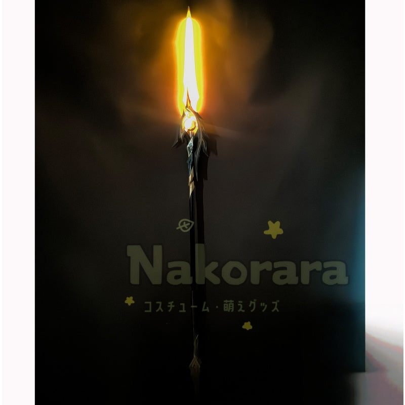 Nakorara　崩壊スターレイル　丹恒・騰荒　200cm　PLA材質　Cob灯　1.2KG　コスプレ道具　武器モデル　装備品　発光と非発光　黄金裔　長柄武器