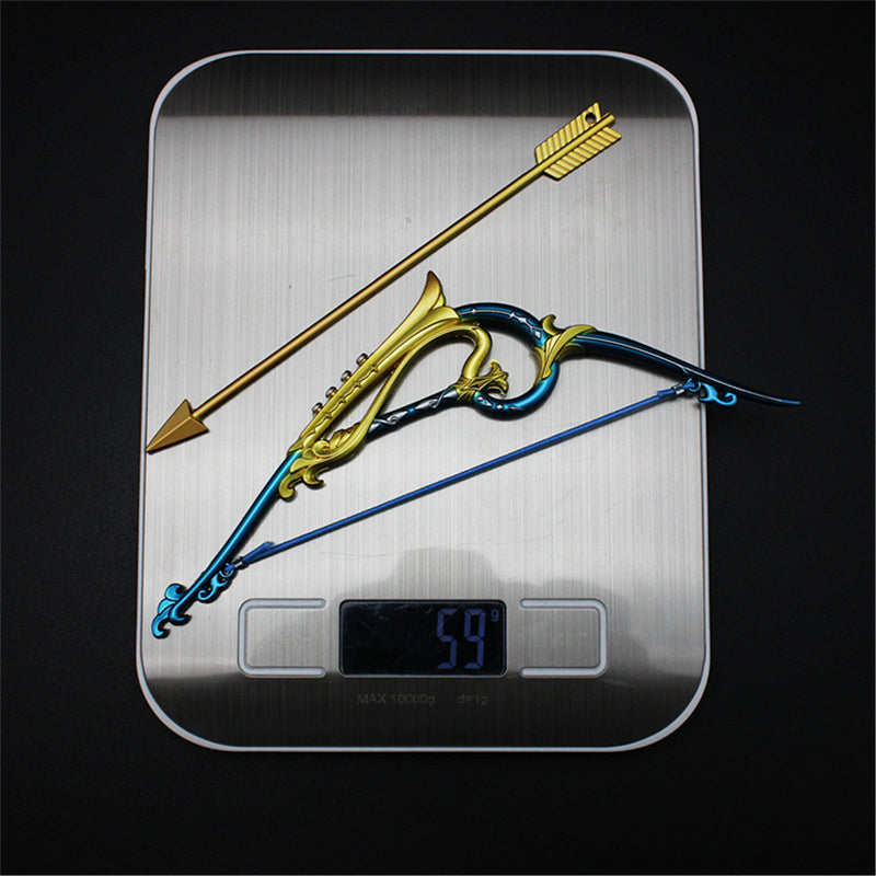 Nakorara　原神　終焉を嘆く詩　17cm ミニチュア　チェーンブレイカー　武器モデル　キーホルダー　ダイキャスト製　装備品　アクセサリー　武器ファン向け　おもちゃ　レプリカ