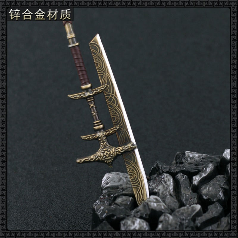Nakorara  アサシンクリード 槍 ミニチュア 22㎝ キーホルダー キーチェーン グッズ アクセサリー インテリア装備品 ゲーム