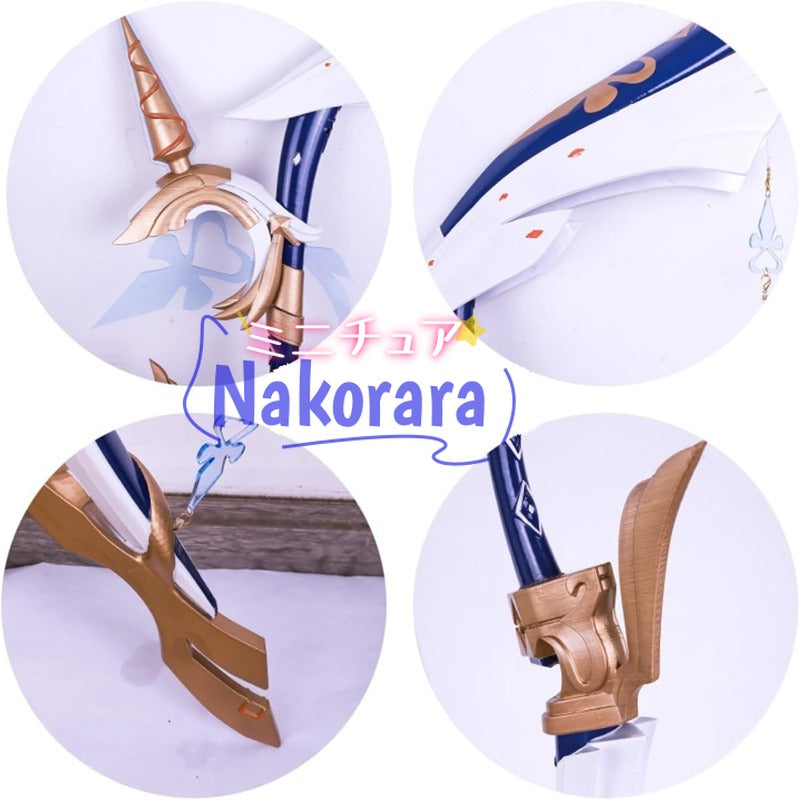 Nakorara 原神（げんしん） 弓 狩人の道 110CM プロップ（弓矢） ティナリ 甘雨(かんう) アンバー 武器 レプリカ 手遊び おもちゃ コスプレ