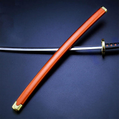 Nakorara 鬼滅の刃　不死川 玄弥 日輪刀　26㎝　ダイキャスト製　ミニチュア　武器モデル　鬼殺隊 アクセサリー 鬼殺隊剣士　装備品　無限城 工芸品　フィギュア　かんろじ みつり　萌えグッズ