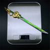 Nakorara　原神　磐岩結緑 21cm ミニチュア　武器モデル　ダイキャスト製　装備品　アクセサリー　武器ファン向け　おもちゃ　レプリカ