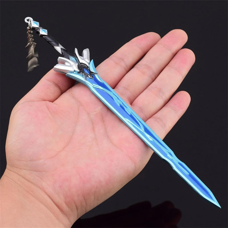 Nakorara 崩壊 スターレイル キーホルダー 刃 じん ミニ武器 22cm グッズ 唐風剣 刀剣 刀置き贈り  合金 おしゃれ  置き物 武器 おもちゃ ミニチュア インテリア 萌えグッズ