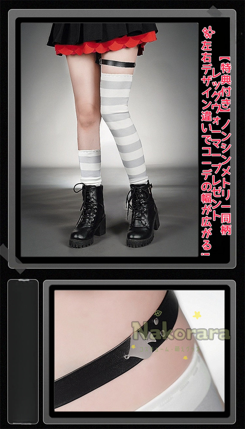 Nakorara ゼンレスゾーンゼロ　浮波柚葉　コスプレ衣装　Ukinami Yuzuha　怪啖屋　セーターコート　ミニスカート　狸の尻尾　本物の狸　かまちー追加　イベント　おもちゃ　狸　　