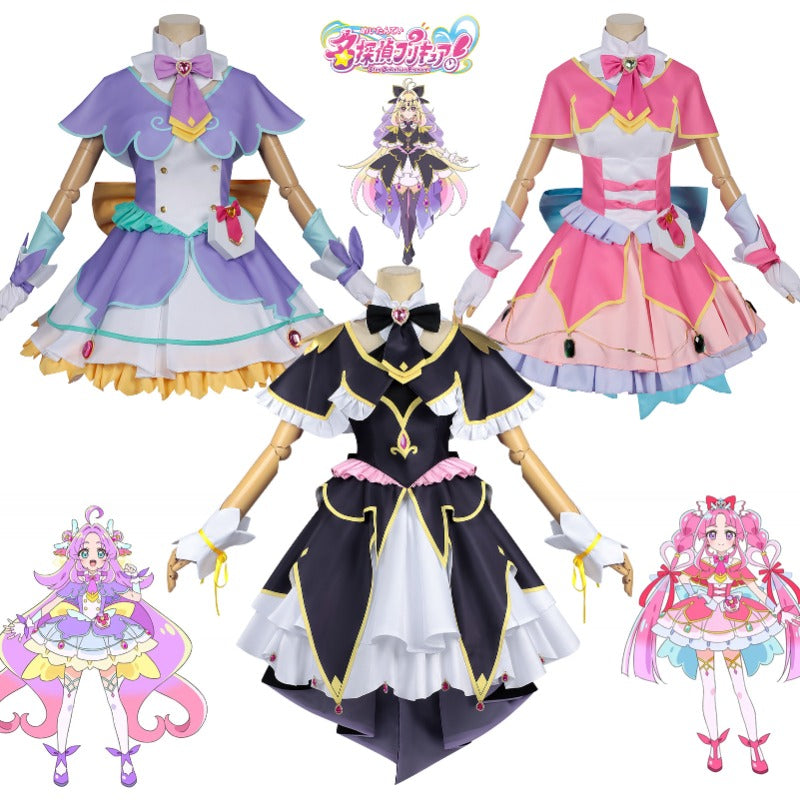Nakorara 名探偵プリキュア！明智 あんな  森亜 るるか　小林 みくる　コスプレ衣装　ドレス　舞台服　コスチューム