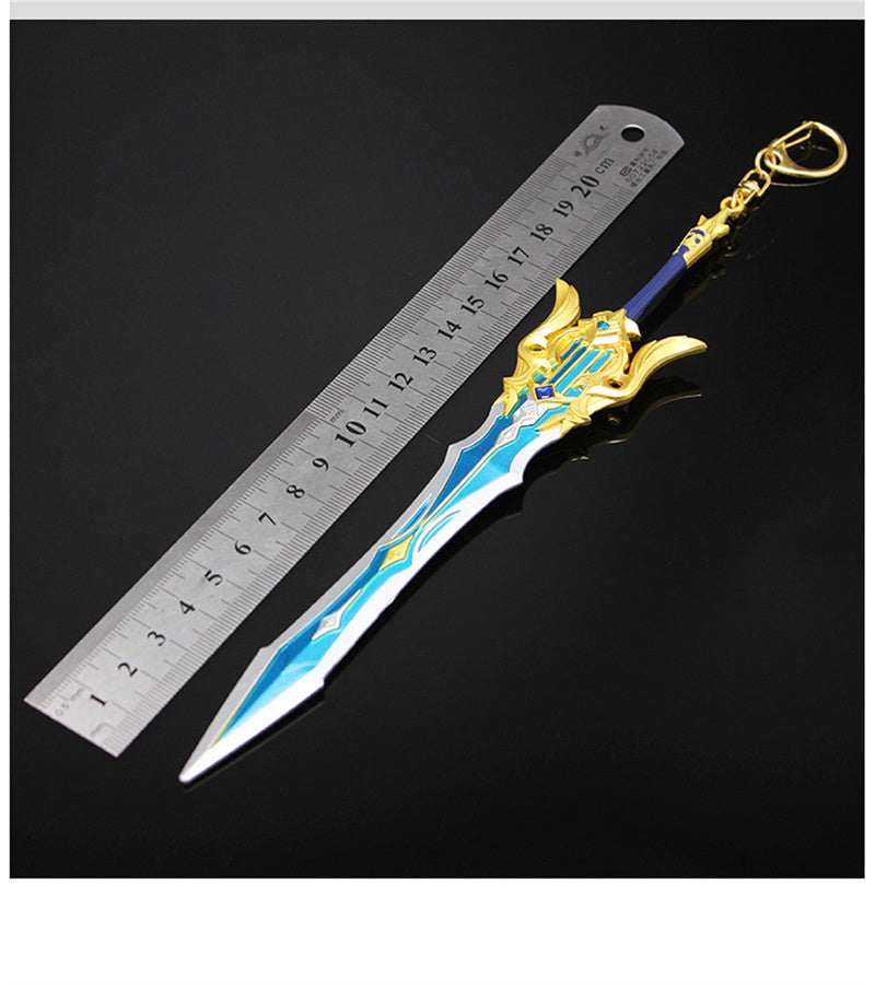 Nakorara　原神　松韻の響く頃 21cm ミニチュア　武器モデル　ダイキャスト製　装備品　アクセサリー　武器ファン向け　おもちゃ　レプリカ
