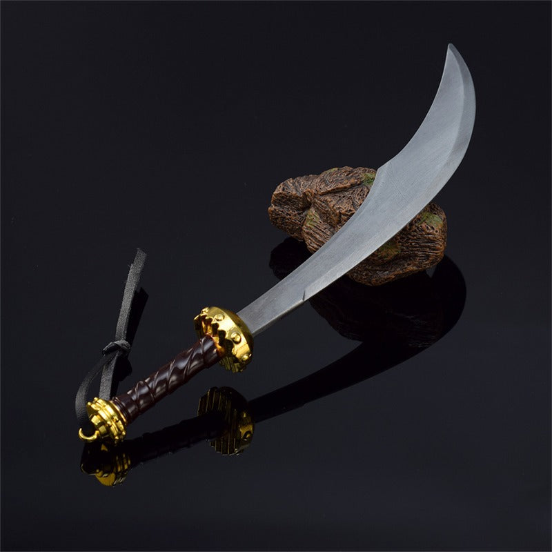 Nakoraraスカイリム Skyrim V ブラッドサイズ 21cm 片手剣 武器 グッズ ドラゴンボーン ドヴァーキン 刀掛台付き ジ・エルダー・スクロールズ・ファイブ・スカイリム 武器モデル 観賞用 置物 ミニチュア　　コレクション 道具 小物