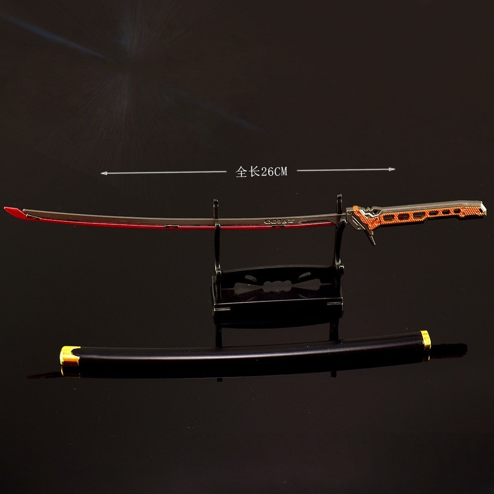 Nakorara　サイバーパンク2077 　武士　サムライ刀　26㎝　 アリーナブレイクアウト ミニチュア　武器モデル　アクセサリー　武器ファンNAmini002