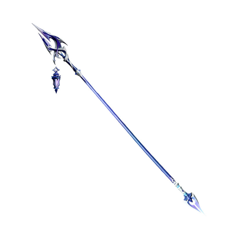 Nakorara  原神 フリンズ   血染めの荒れ地   200cm　長柄武器 武器モデル 　闇影と灯り 長槍 コスプレ道具　PU製　ライトキーパー   Bloodsoaked Ruins  Luna I 　ナドクライ