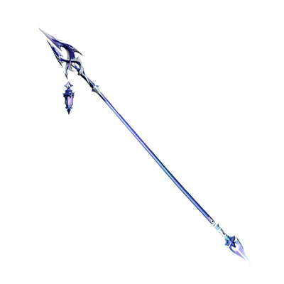 Nakorara  原神 フリンズ   血染めの荒れ地   200cm　長柄武器 武器モデル 　闇影と灯り 長槍 コスプレ道具　PU製　ライトキーパー   Bloodsoaked Ruins  Luna I 　ナドクライ