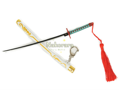Nakorara　鬼滅の刃　ダイキャスト　日輪刀キーホルダー　弾動式刀鞘 亜鉛合金製 ミニチュア刀モデル　装備品　おもちゃ　ミニ武器モデル