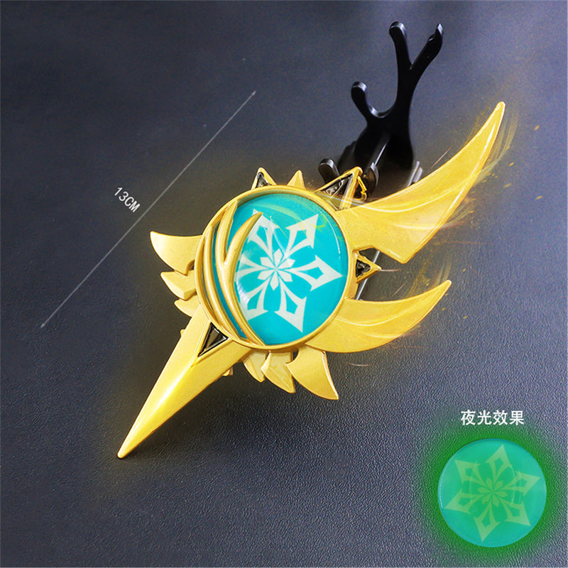  Nakorara　原神（げんしん）八重神子 9cm 神の目 コスプレ小道具 草神の瞳 飾り 雷神の瞳 インテリア装備品 風神の瞳 海灯祭 鞄飾り 岩神の瞳 キーホルダー キーリング Genshin Impact プレゼント 誕生日 合金 ギフト